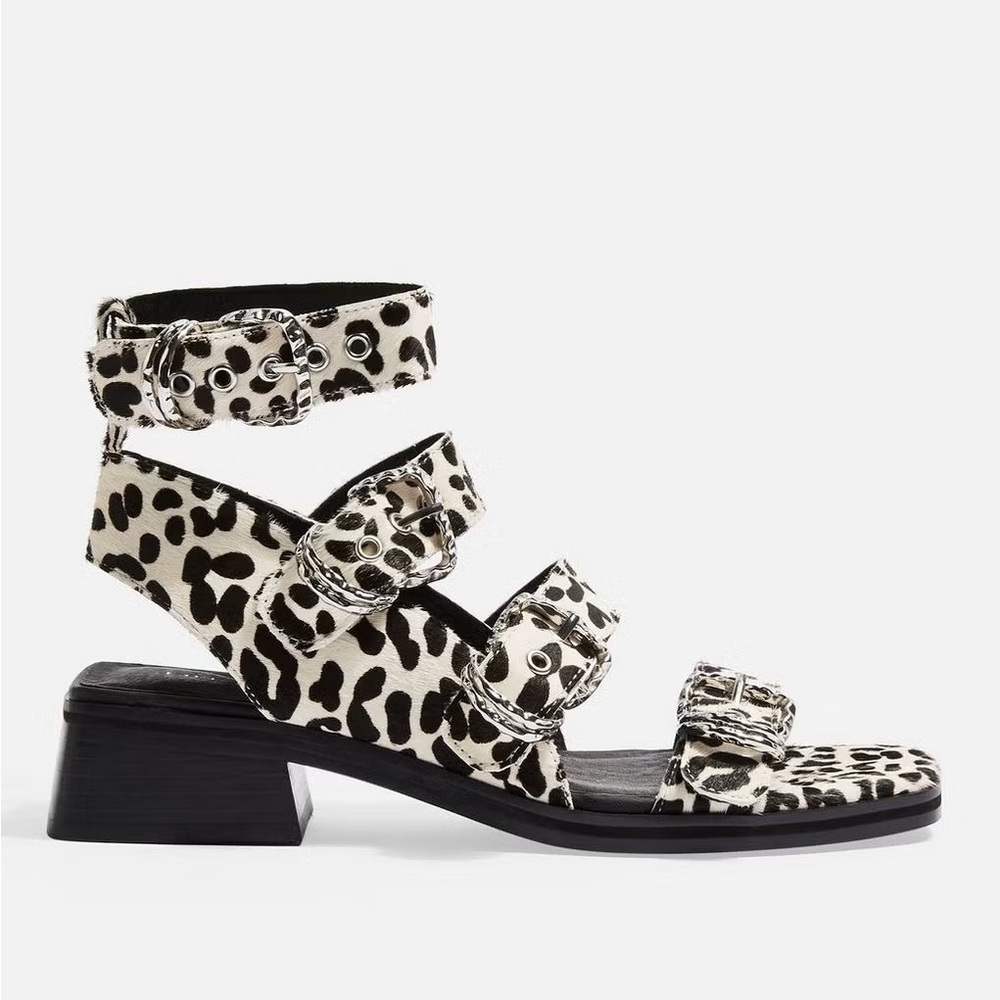 Topshop Leopard Print Sandals